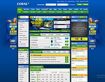 Picture of the main page at Coral