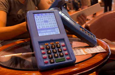 A modern-era electronic bingo machine