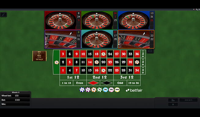 Multiwheel Roulette in-game screenshot