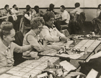 Image showing an old-school bingo hall with players