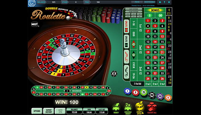 In-game view Roulette at Grosvernor Casino