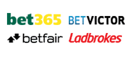 Picture of several betting provider logos