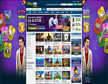 William Hill online casino homepage and lobby