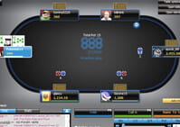 888 Poker Picture of Poker Table