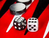 Backgammon board