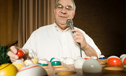 Image of a bingo caller