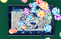 Image of an ongoing bingo game
