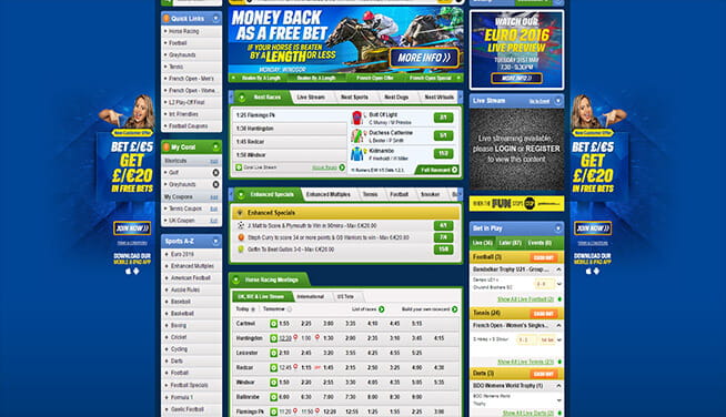 Picture of Coral's main page markets