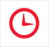 Poker Time Limits Red Icon