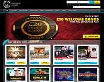 Grosvernor Casino homescreen